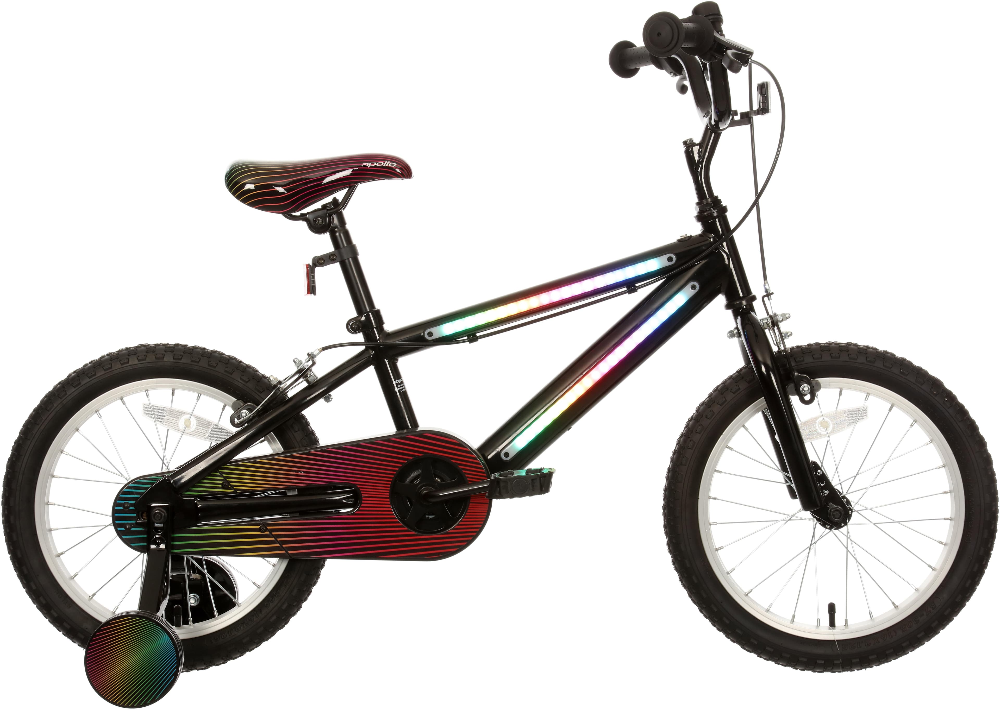 Apollo Cyber Light Up Kids Bike - 16 inch Wheel