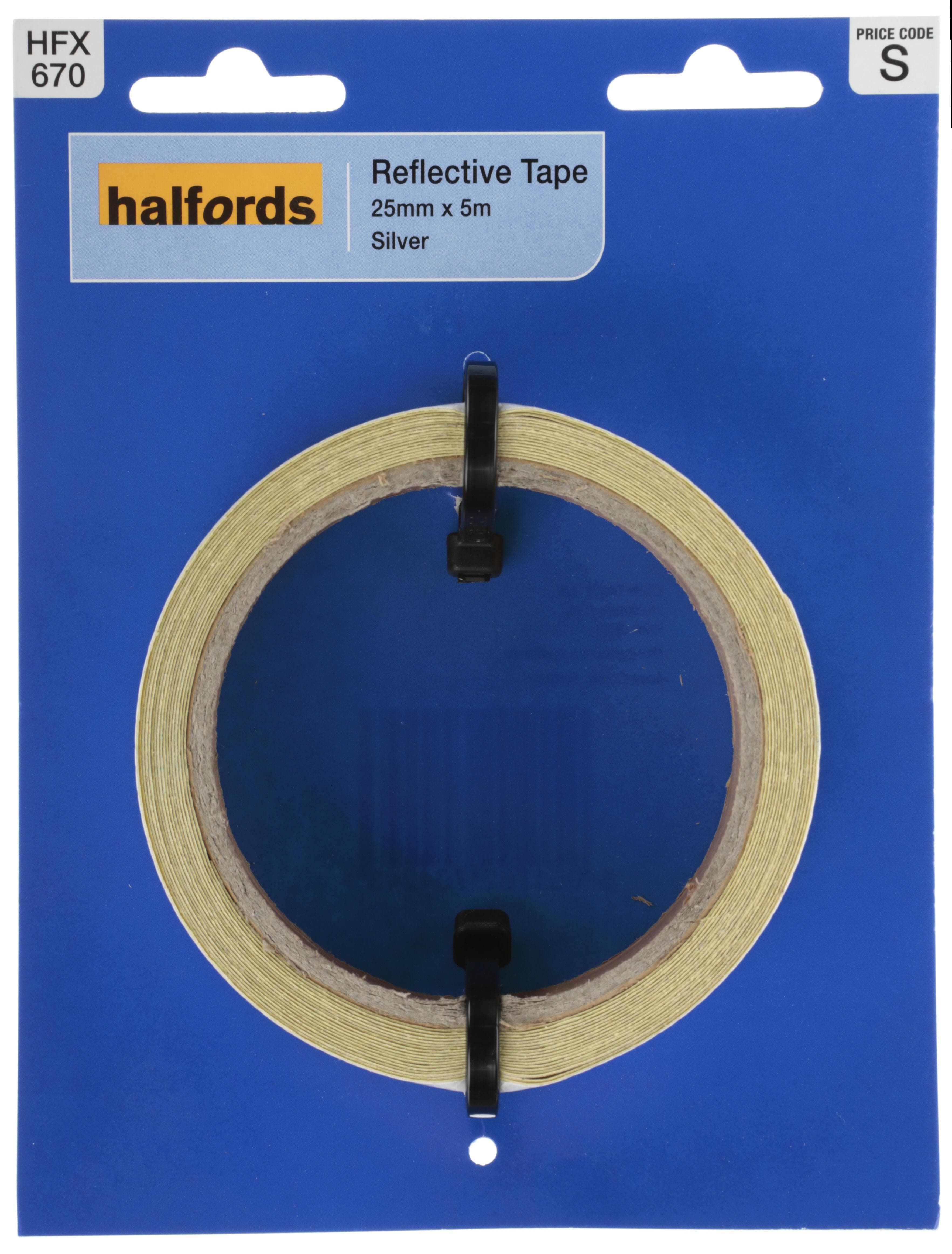 Halfords Reflective Tape Silver (FIXG363)
