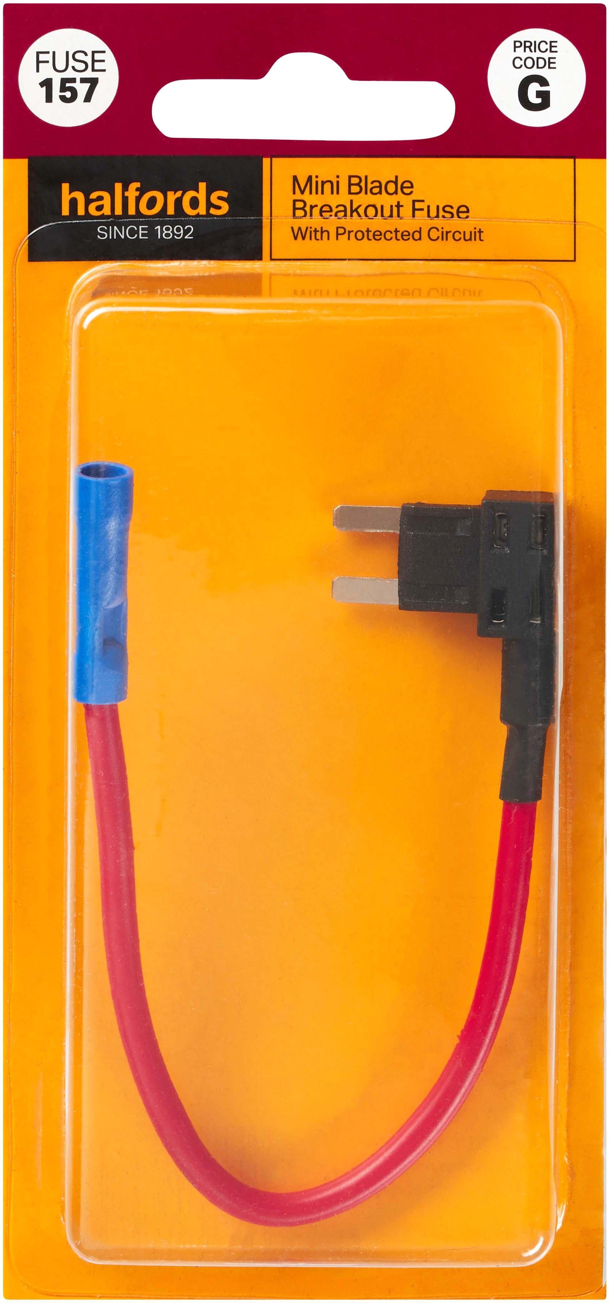 Halfords Mini Fuse With Protected Circuit (FUSE157)