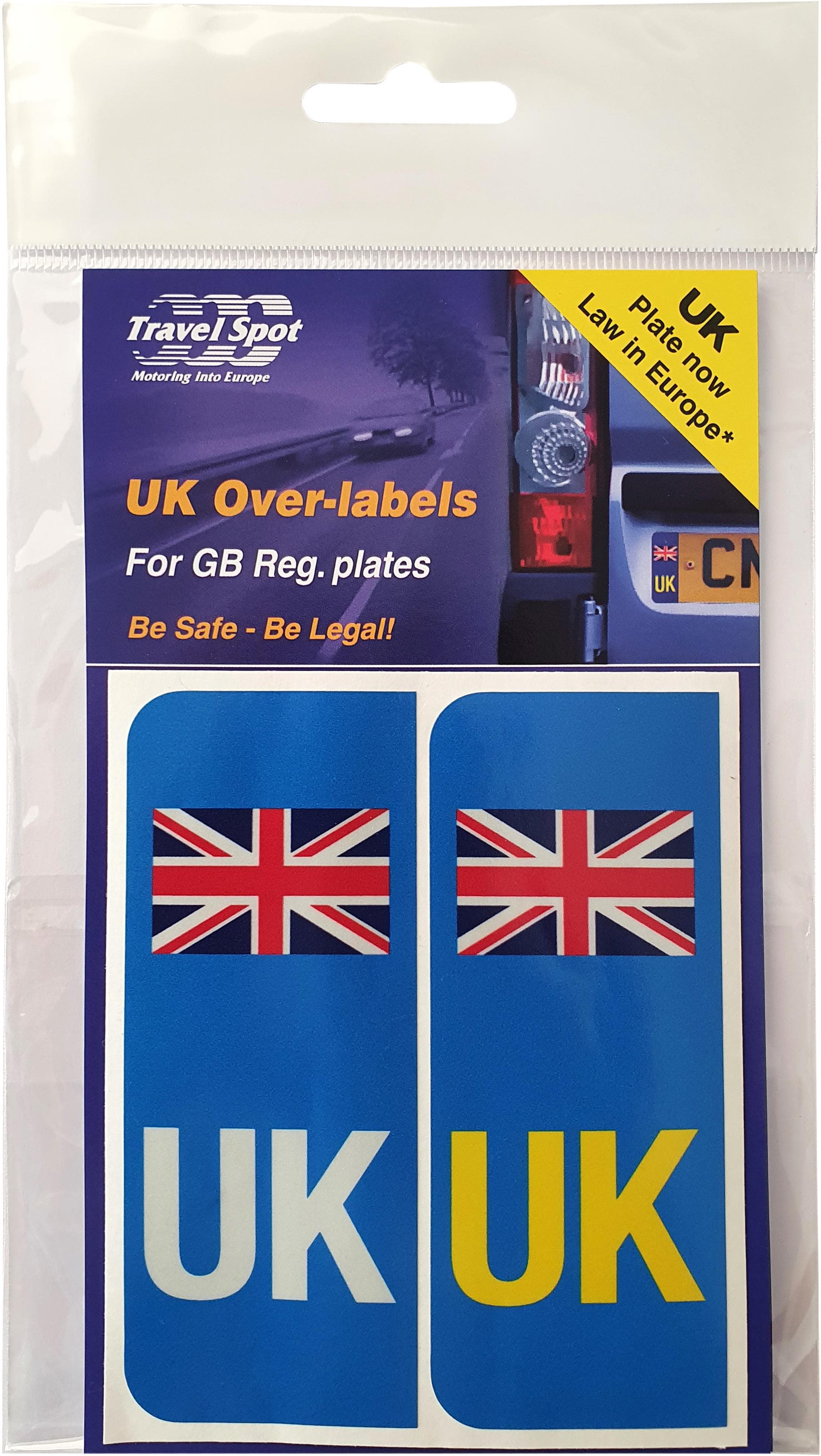UK Over-labels for GB Reg Plates