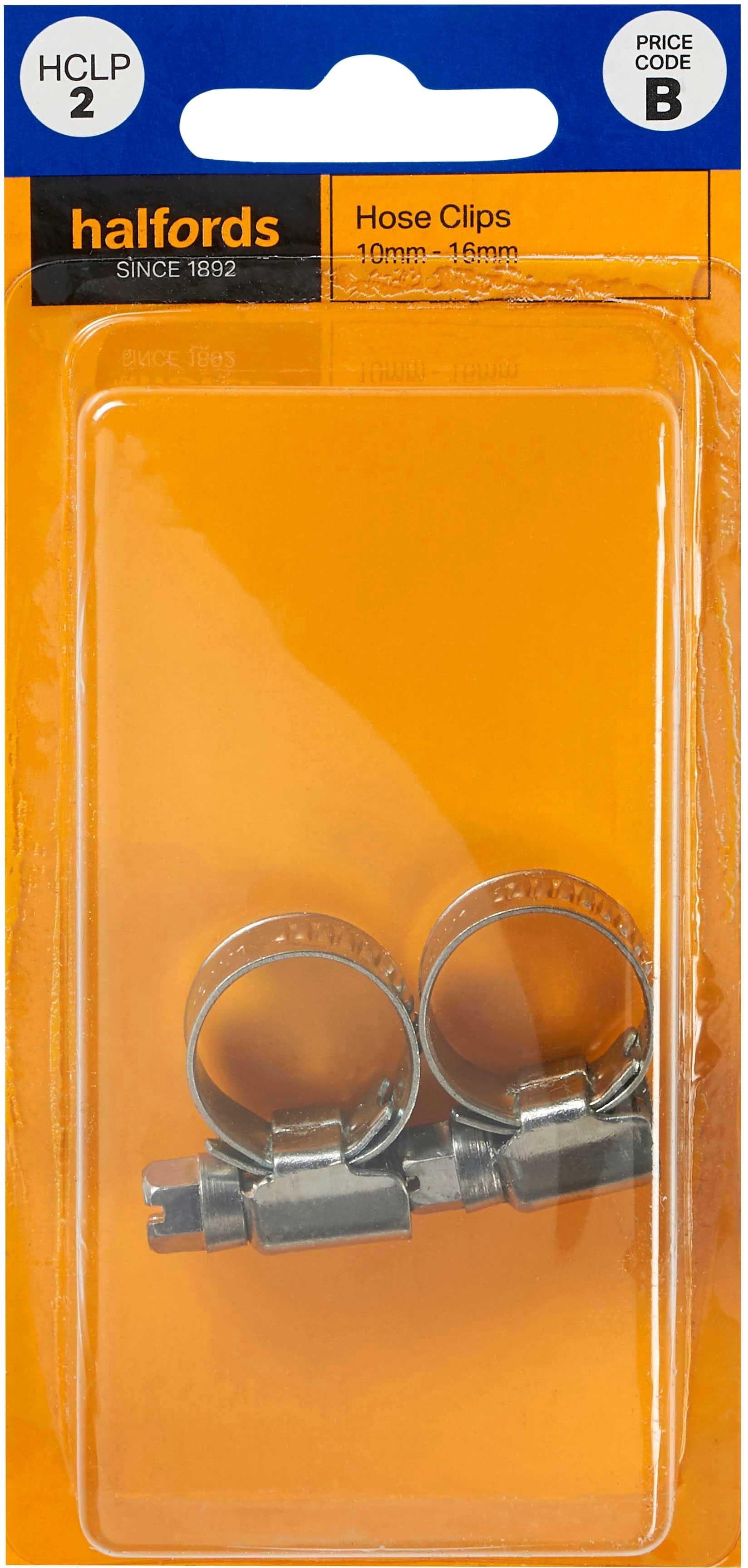 Halfords Hose Clip 10-16mm (HCLP2) - 2 Pack