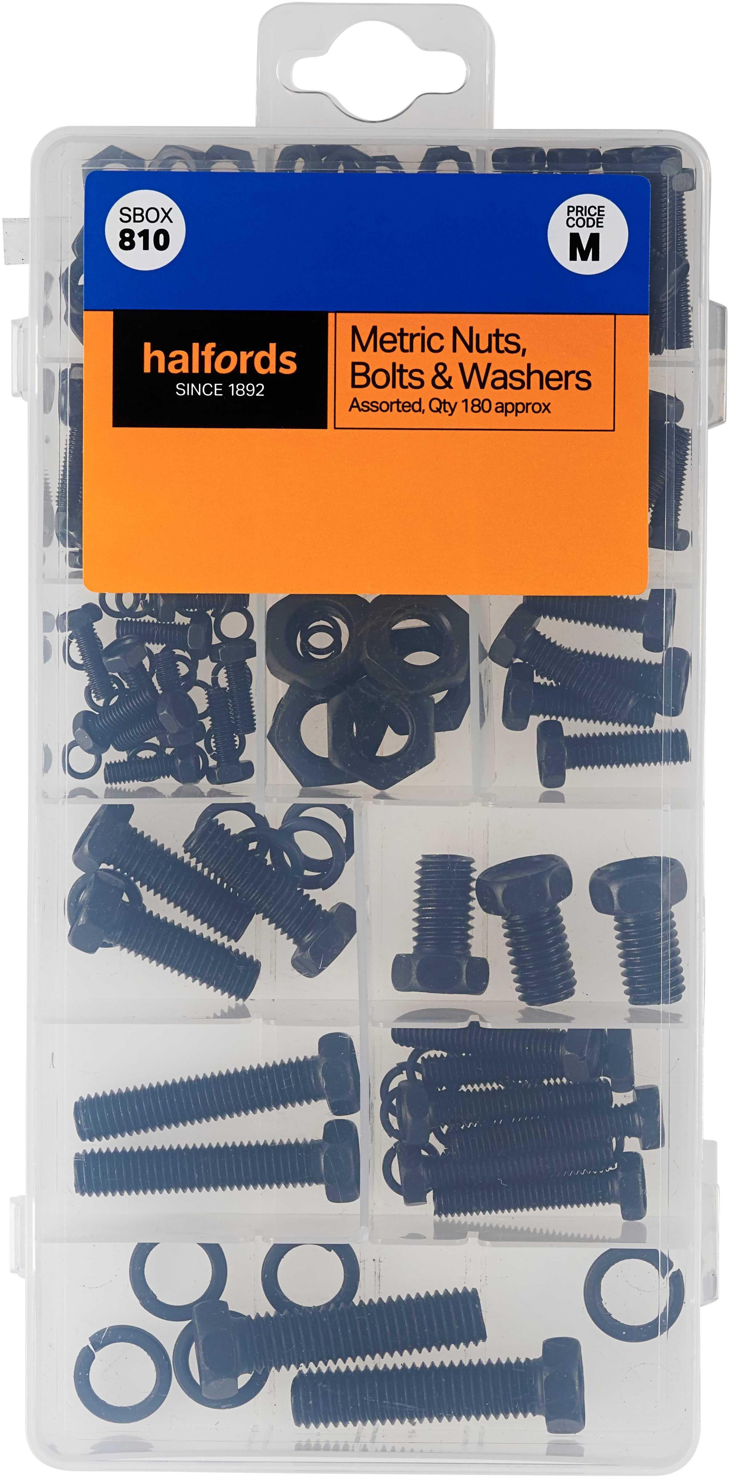 Halfords Nuts, Bolts and Washers (SBOX810)