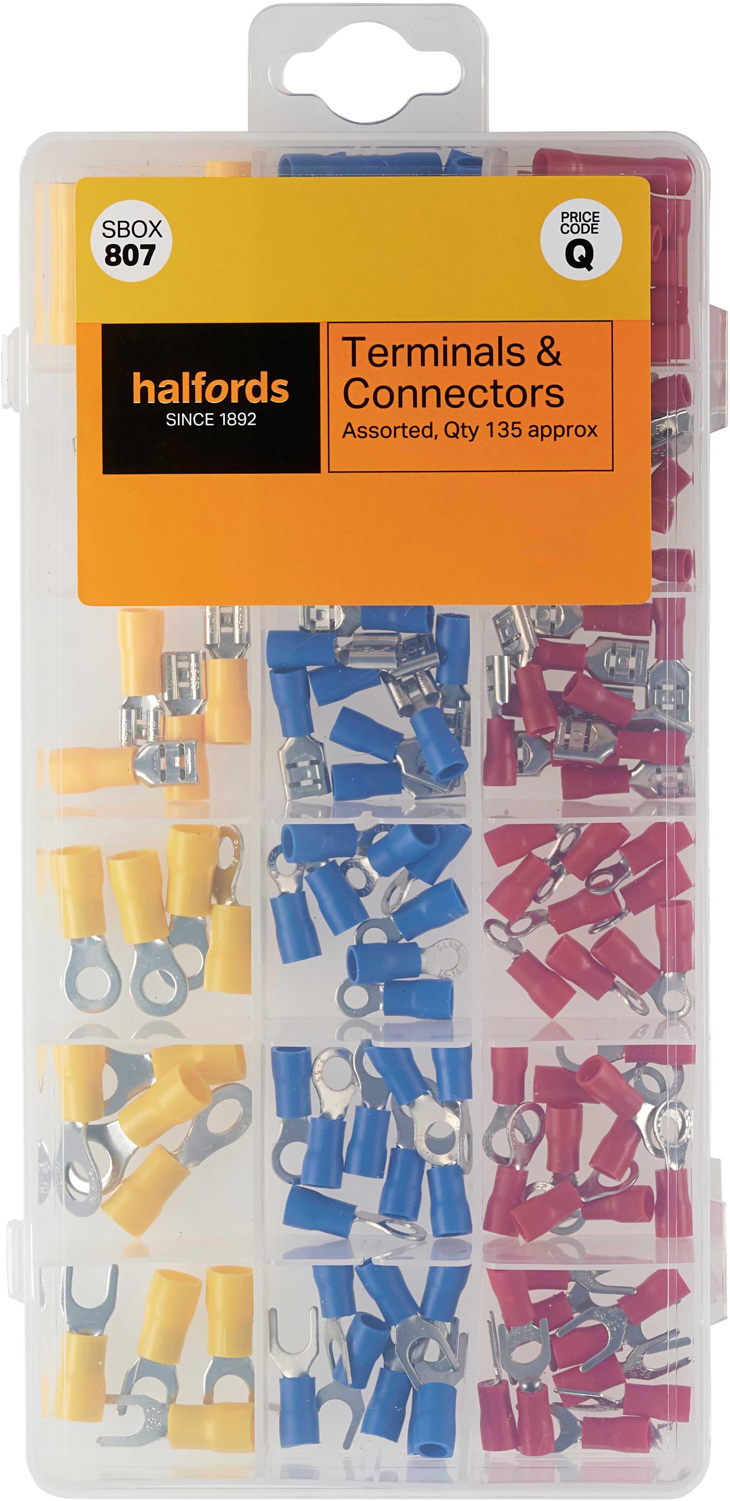 Halfords Terminals & Connectors (SBOX807)