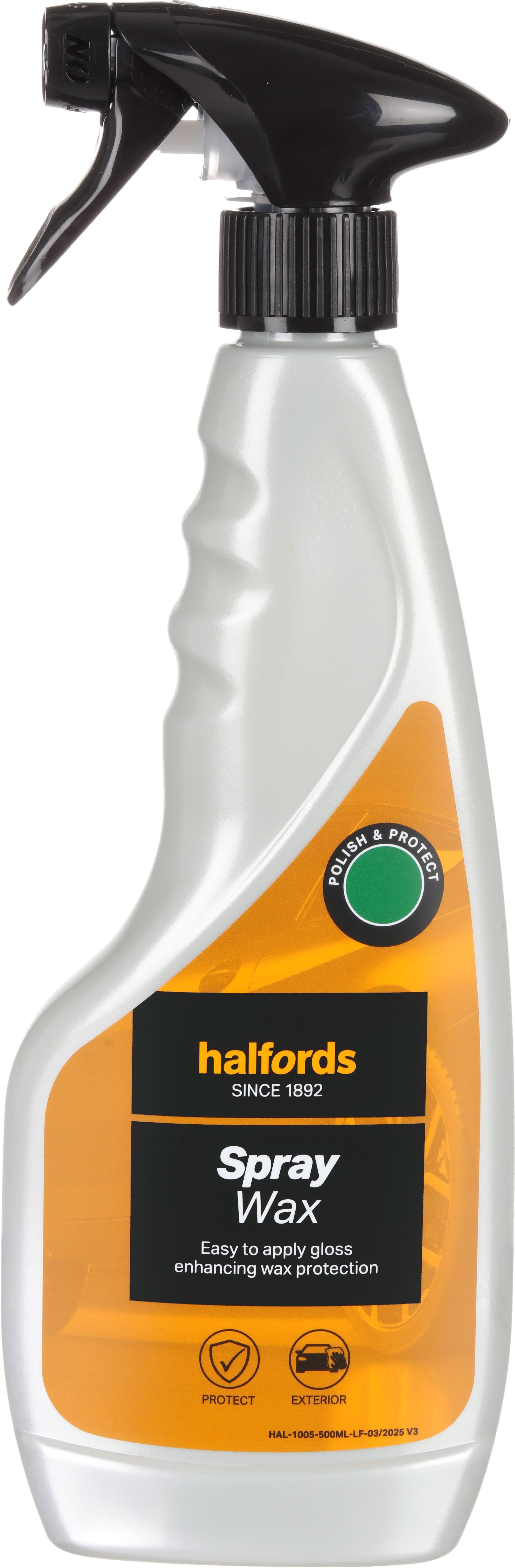 Halfords Spray Wax 500ml