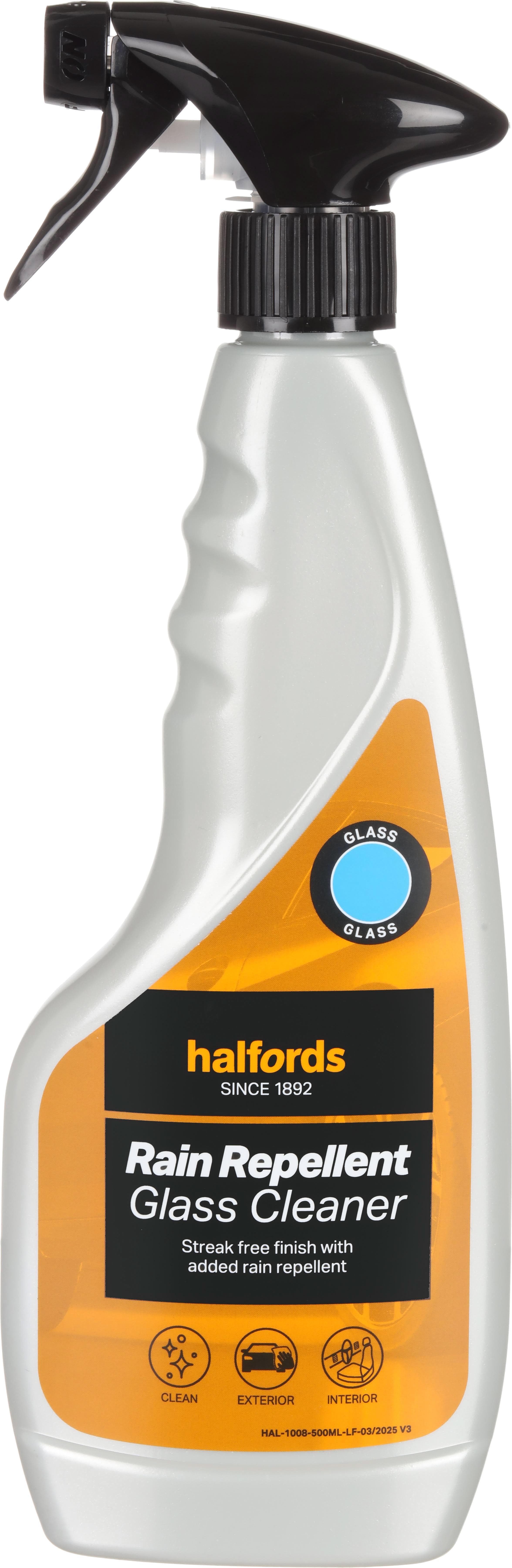 Halfords Rain Repellent Glass Cleaner