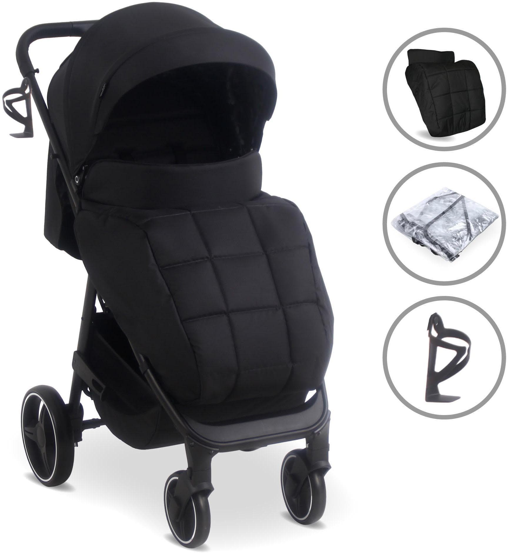 My Babiie MB160 Plus Pushchair - Black Leopard
