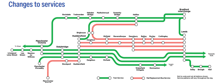 Major Train Disruptions Between Huddersfield, Dewsbury, and Leeds: What You Need to Know