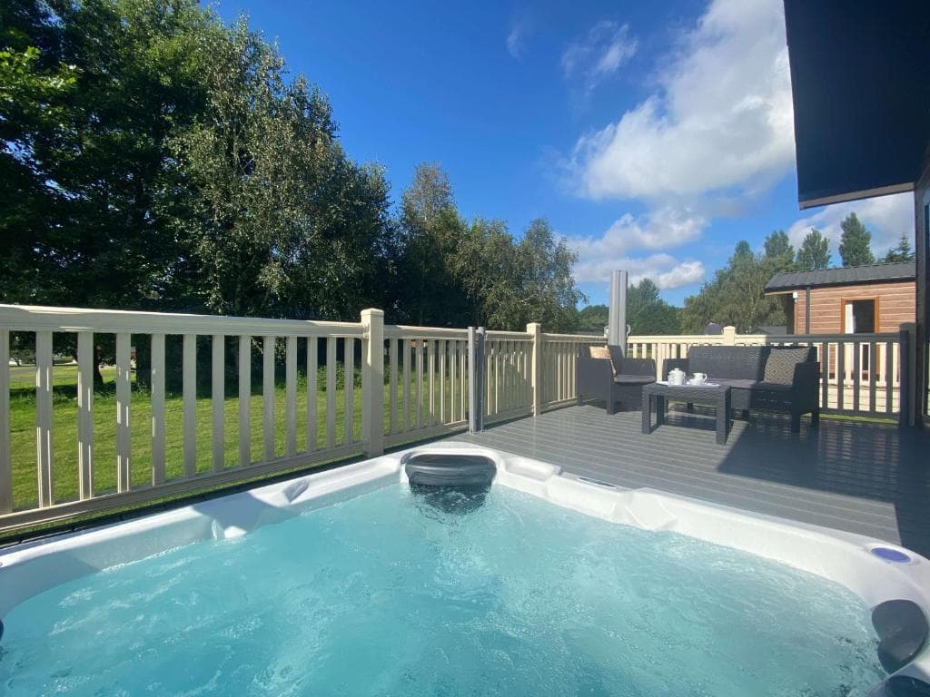 Accommodation at The Yorkshire Burrow Lodge with Hot Tub in allerthorpe