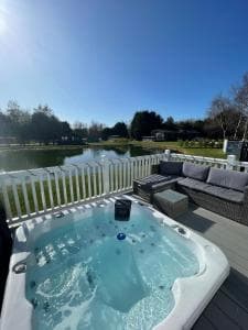 Accommodation at Lakeside Retreat Lodge With Hot Tub in pocklington