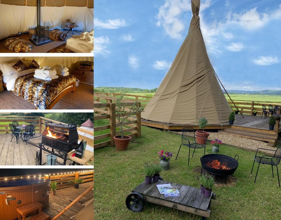 Burtree Country House and Retreat Tipi - Glamping in thirkleby