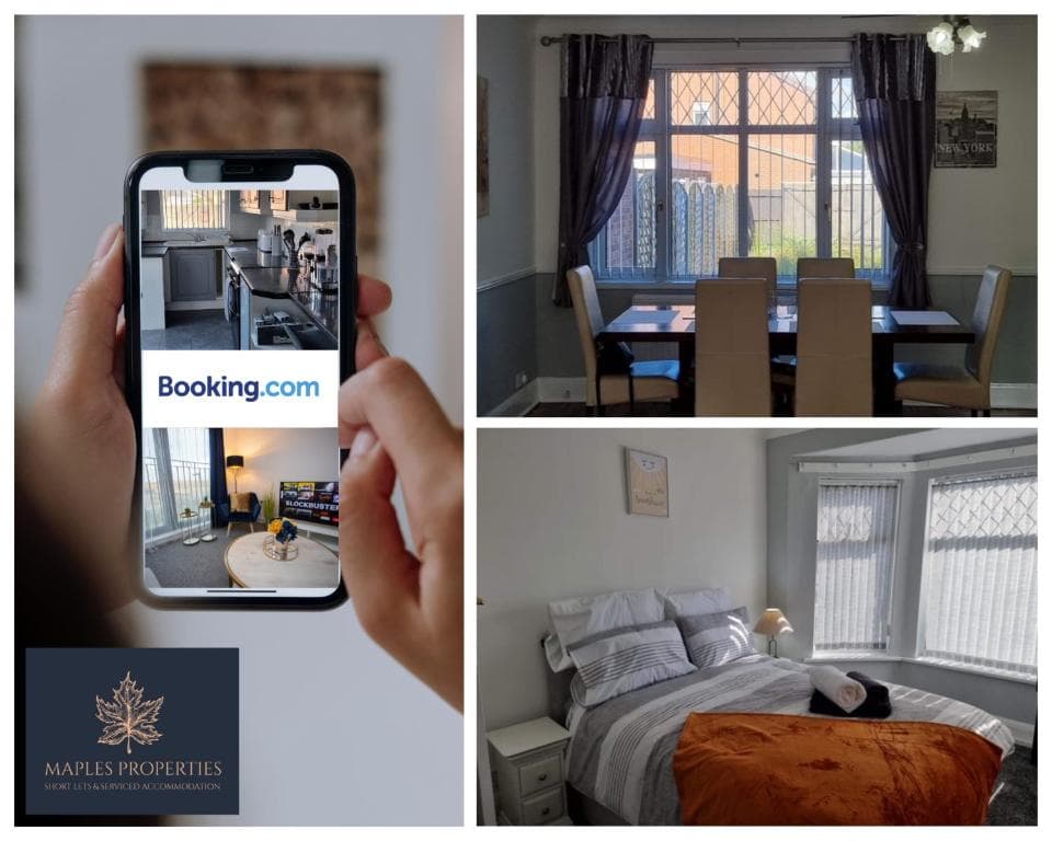 Accommodation at 3 Bedroom House, with Free WiFi - Maples Properties Short Lets & Serviced Accommodation Hull in hull