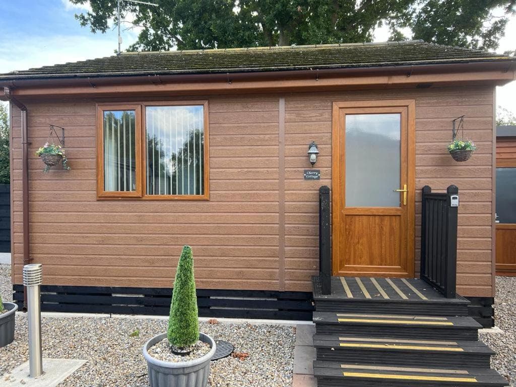 Accommodation at Cherry Cabin with Hot Tub in york