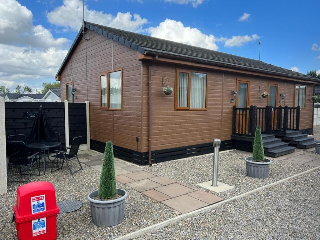 Accommodation at Lilly Cabin with Hot Tub in york