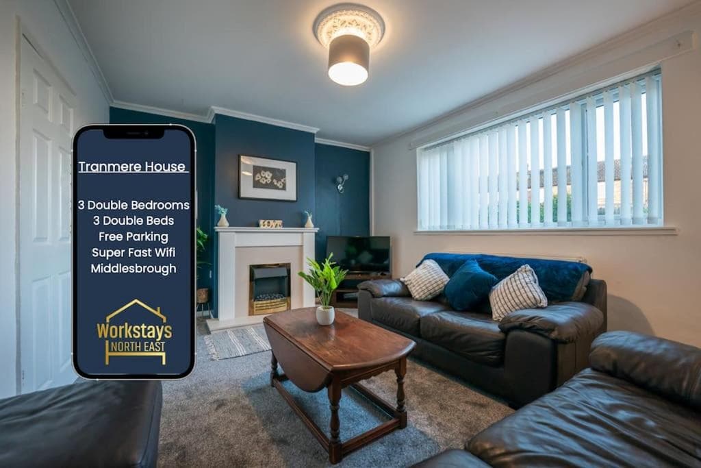 Accommodation at Tranmere House - Free Wifi - Free Parking - Workstays UK in middlesbrough