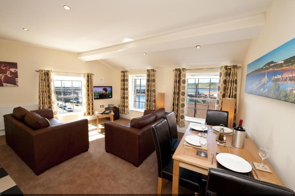 Accommodation at Harbourside Apartments with Private Parking in scarborough