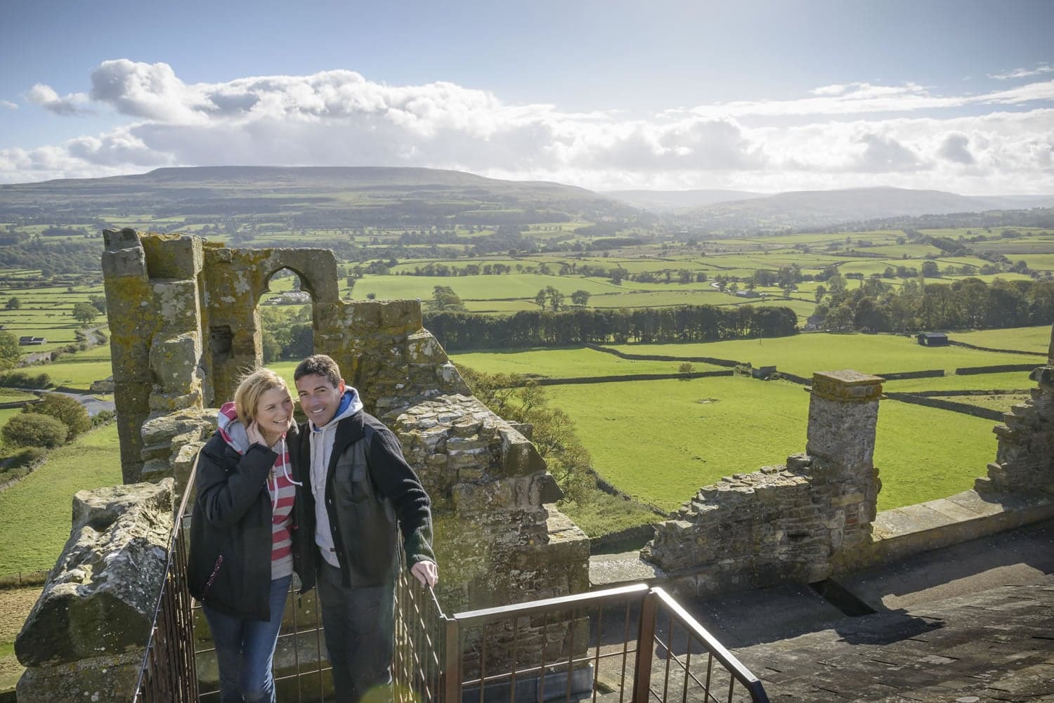 |people at Bolton Castle||