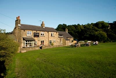 Dining at The Cricket Inn in hathersage