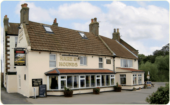 Pub The Hare & Hounds in high hawsker