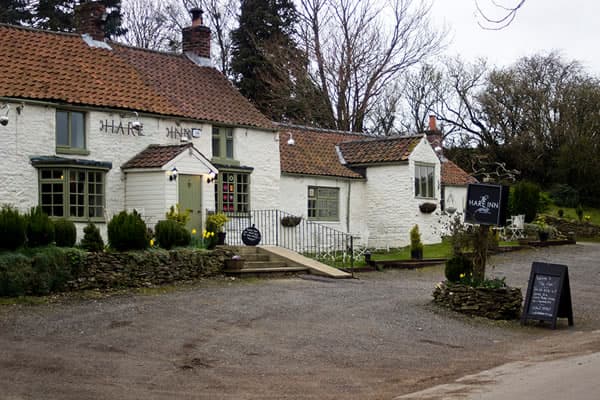Dining at The Hare Inn in scawton