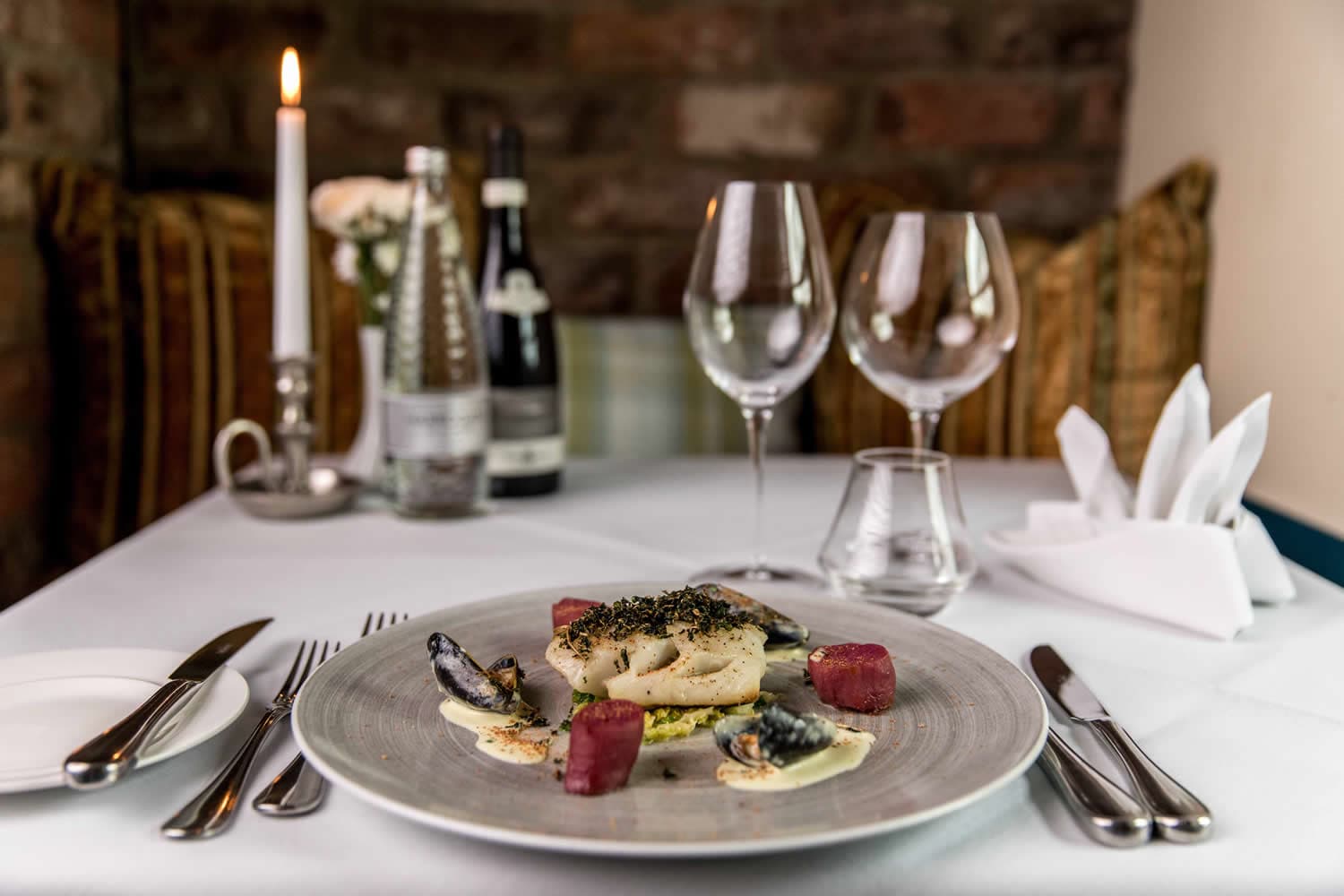 Dining at The Timble Inn in timble