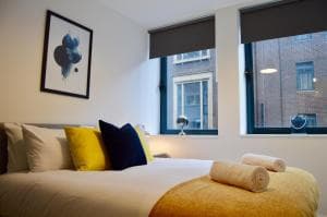 Sleeps 5 with 2 bedrooms and sofabed, perfect for work or leisure, stylish spacious city centre apartment, book our Queen Suite, today! Image 2