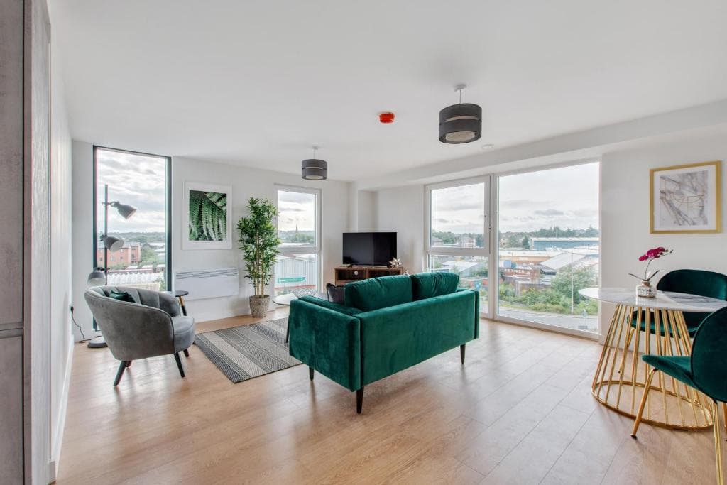 1 Bed Modern Apartment in a Converted Mill Image 6