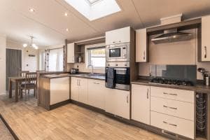 Pine Lodge With Hot Tub Image 2