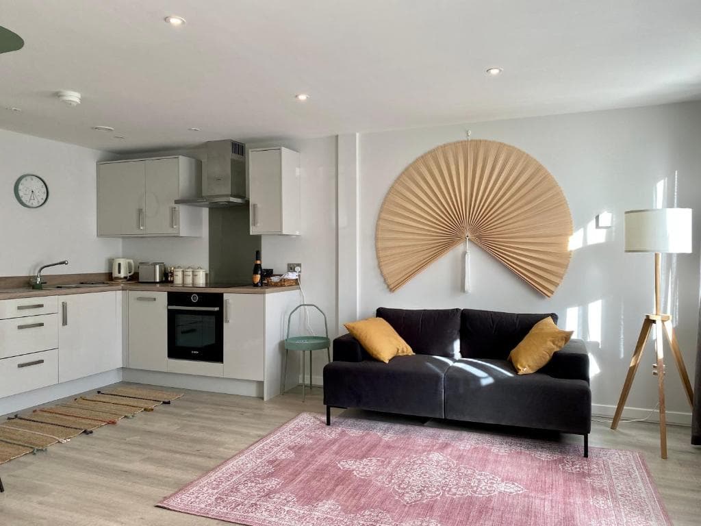 Central (yet tranquil), brand new 2-bed + free parking Image 1