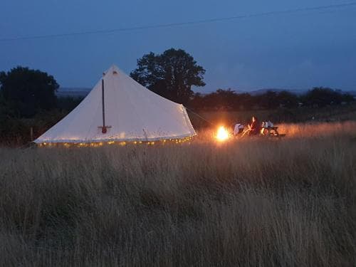 Luxury 5m bell tent with log burner near Whitby Image 3