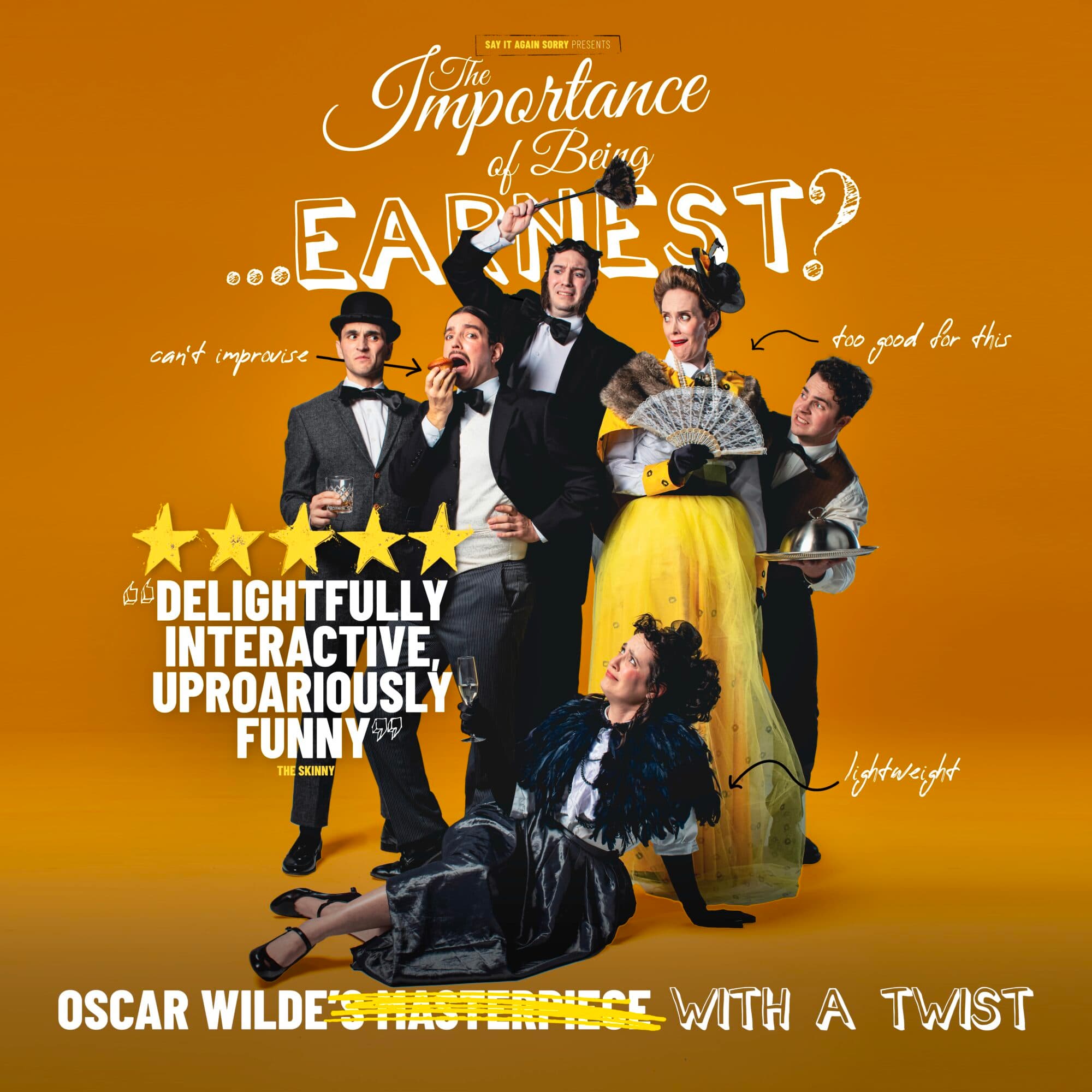 Giveaway: 2 Tickets to The Importance of Being... Earnest? at Victoria Theatre, Halifax on 18th November