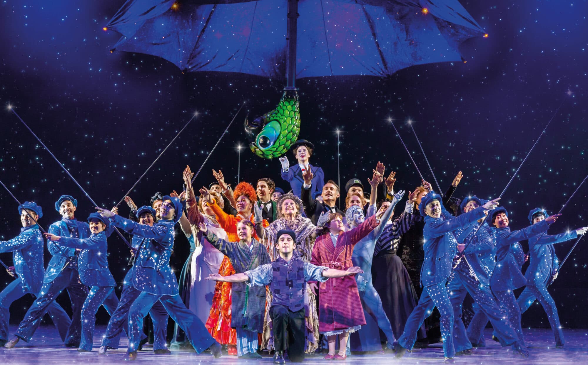 Mary Poppin on stage