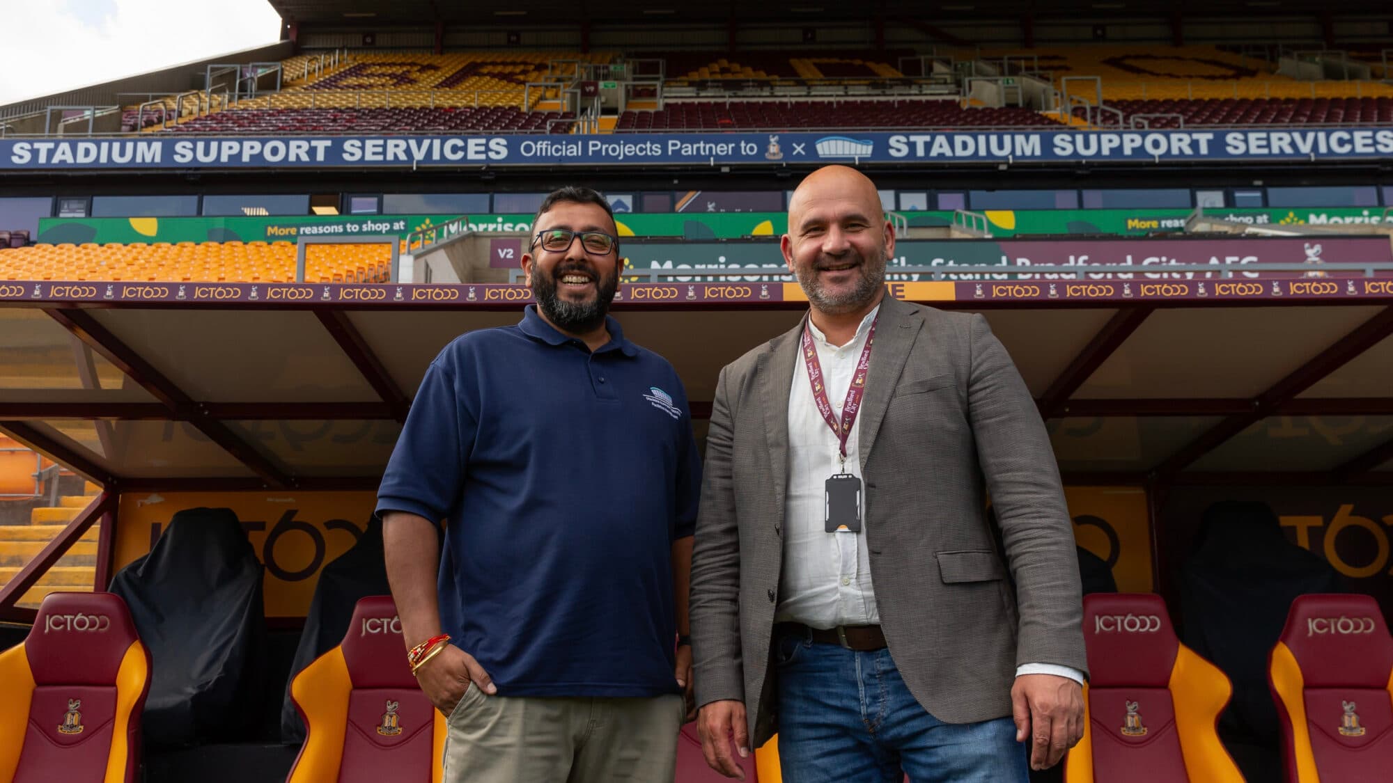 Stadium Support Services supports Bradford City AFC