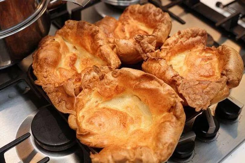 Yorkshire pudding pizza