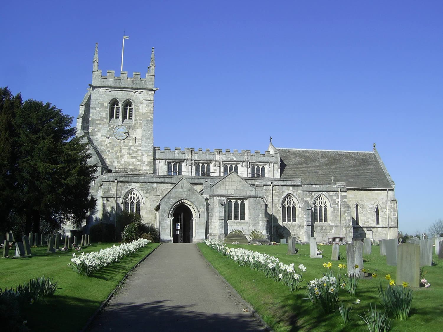 All Saints Parish Church - Historic Site in south milford