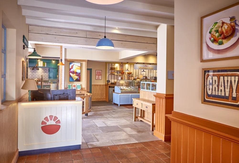 Dining at Farmhouse Kitchen, Silkwood Park in alverthorpe