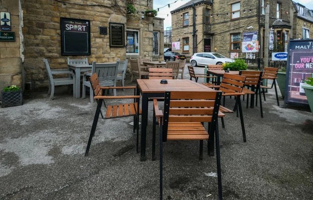 Dining at Malt Shovel in baildon