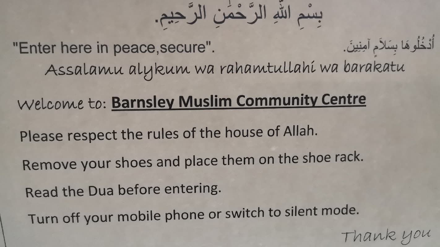 Barnsley Muslim Community Centre - Mosques in barnsley