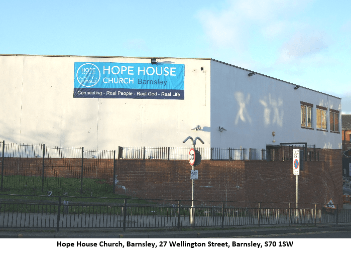 Hope House Church Barnsley - Churches in barnsley