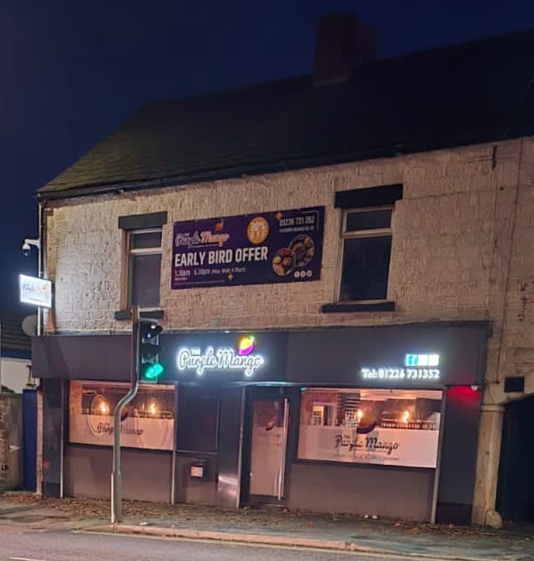Dining at The Purple Mango in barnsley