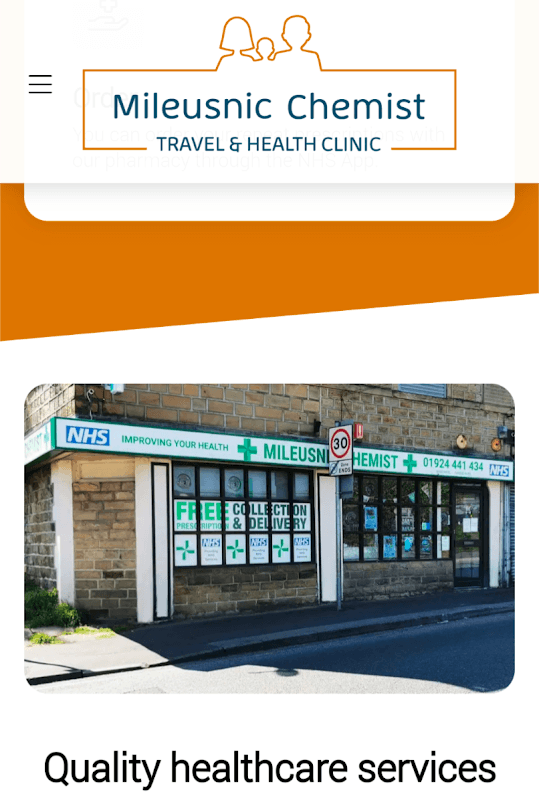Mileusnic Chemist - Pharmacy First and Travel Centre - Pharmacies in batley