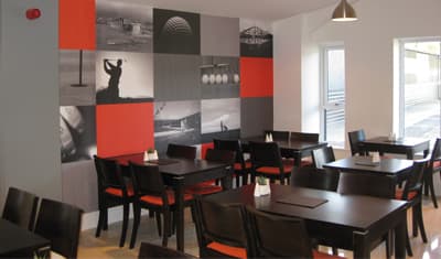 Dining at Bay 19 at Snainton Golf Centre in brompton by sawdon