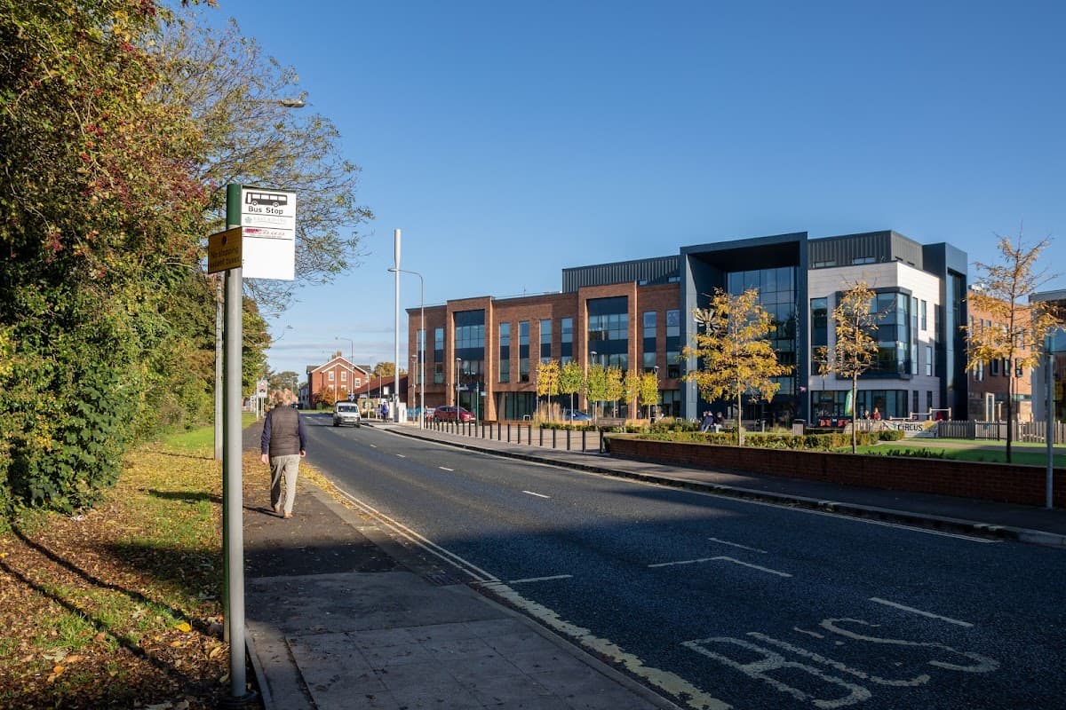 Bus Stop at Beverley Armstrong Way - Bus Stops in beverley