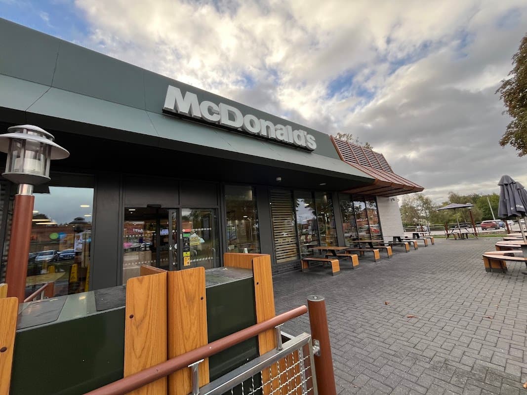 Dining at McDonald's in beverley