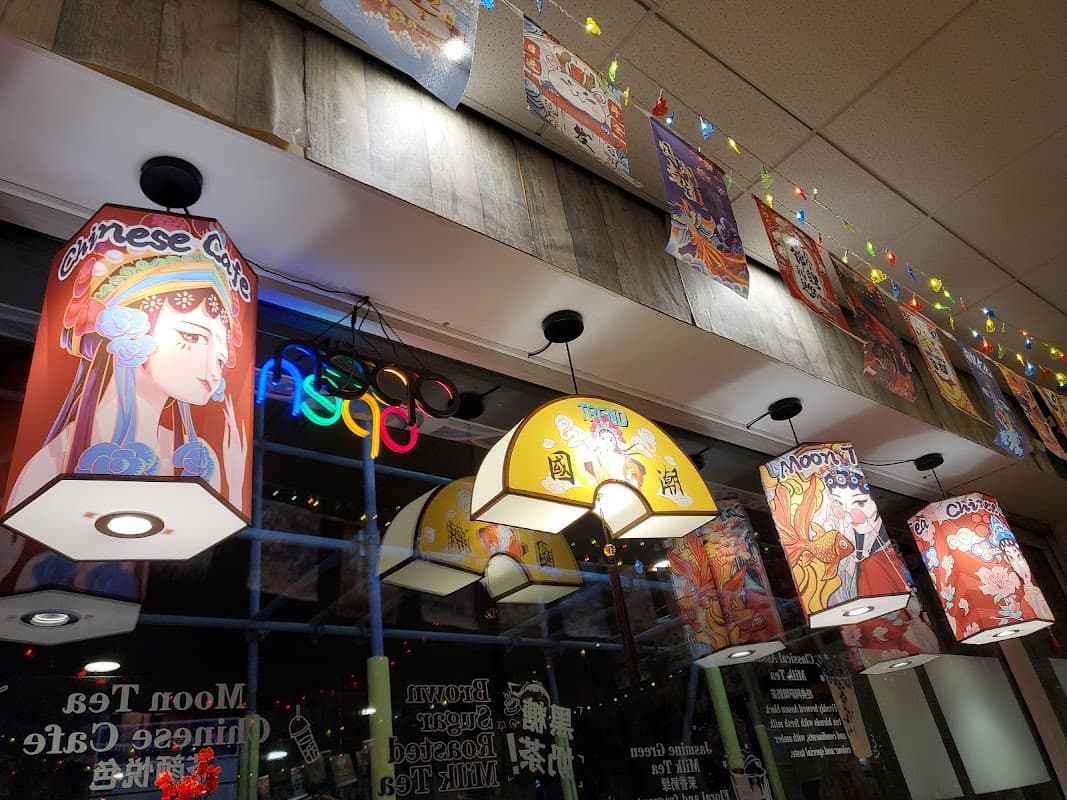 Dining at Moon Tea Chinese Cafe in bradford