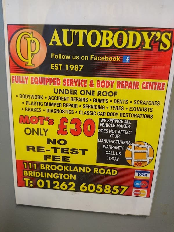 C P Autobodys Ltd - Garages in bridlington