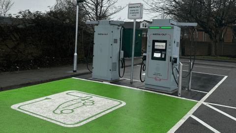 InstaVolt Charging Station - EV Charging in bridlington