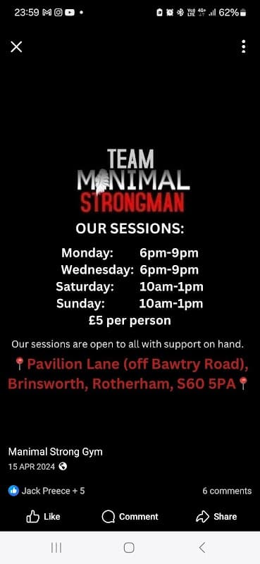 Manimal strongman gym - Gyms in canklow