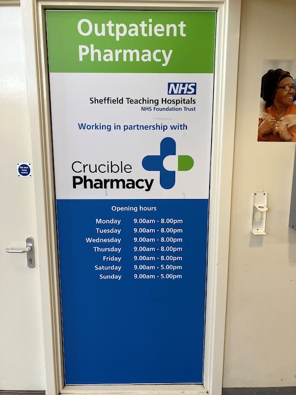 Crucible Pharmacy Ltd - Northern General Hospital - Pharmacies in carbrook