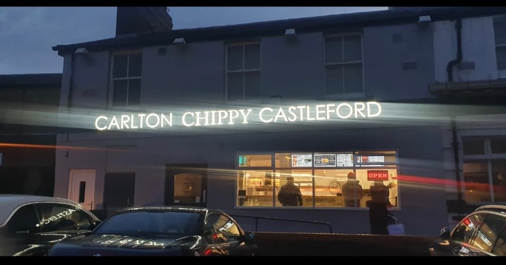 Dining at Carlton Chippy in castleford