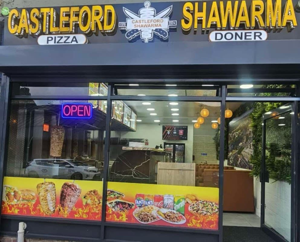 Dining at Castleford Shawarma in castleford